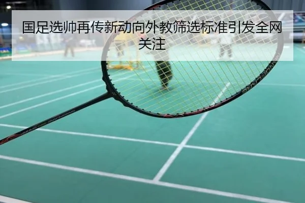 国足选帅再传新动向外教筛选标准引发全网关注